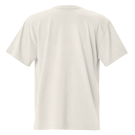 T-shirt oversize délavé JUVENN - Écru - Dos
