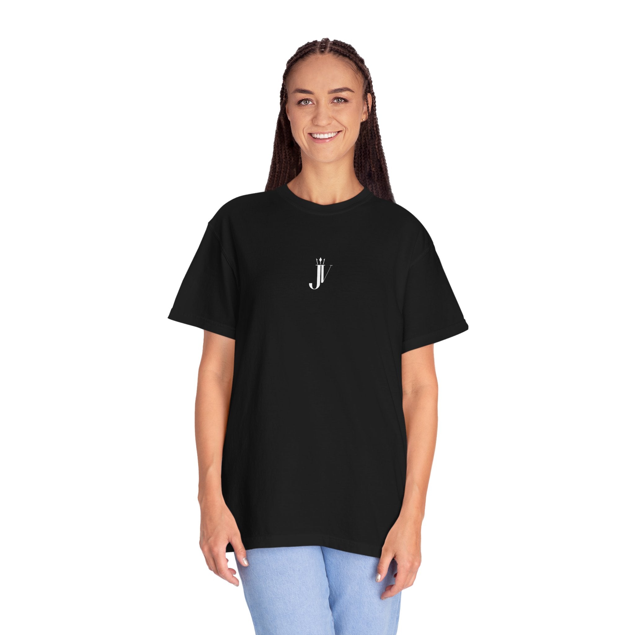 T-SHIRT JUVENN OVERSIZE NOIR DÉLAVÉ