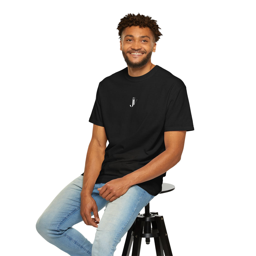 T-SHIRT JUVENN OVERSIZE NOIR DÉLAVÉ