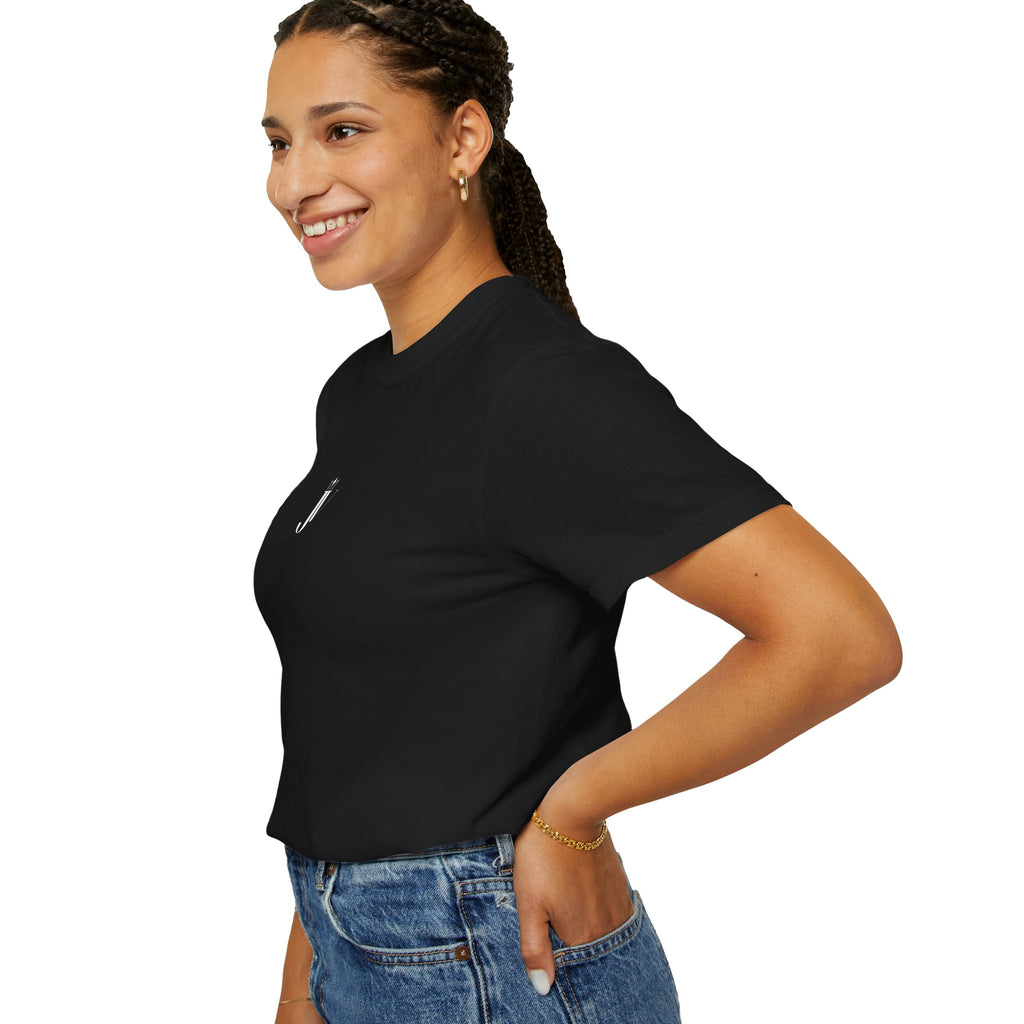 T-SHIRT JUVENN OVERSIZE NOIR DÉLAVÉ